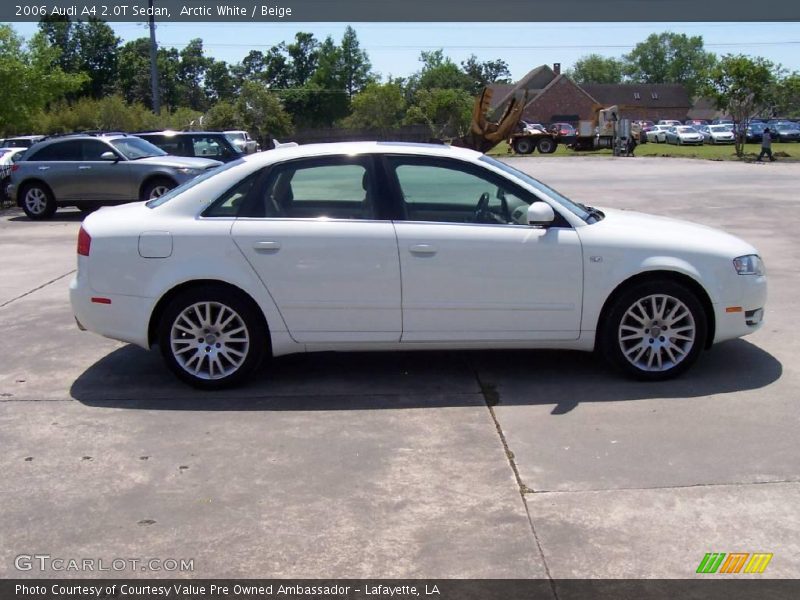 Arctic White / Beige 2006 Audi A4 2.0T Sedan