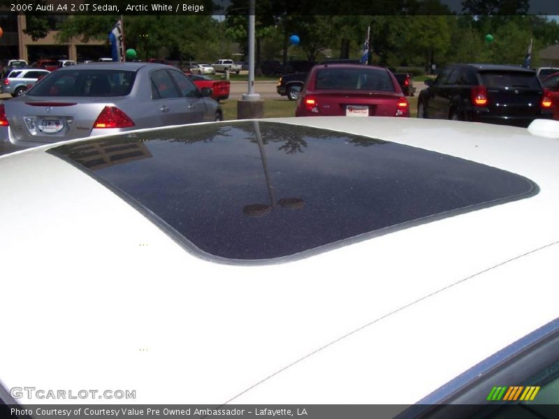 Arctic White / Beige 2006 Audi A4 2.0T Sedan