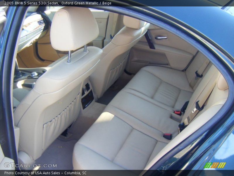 Oxford Green Metallic / Beige 2005 BMW 5 Series 530i Sedan