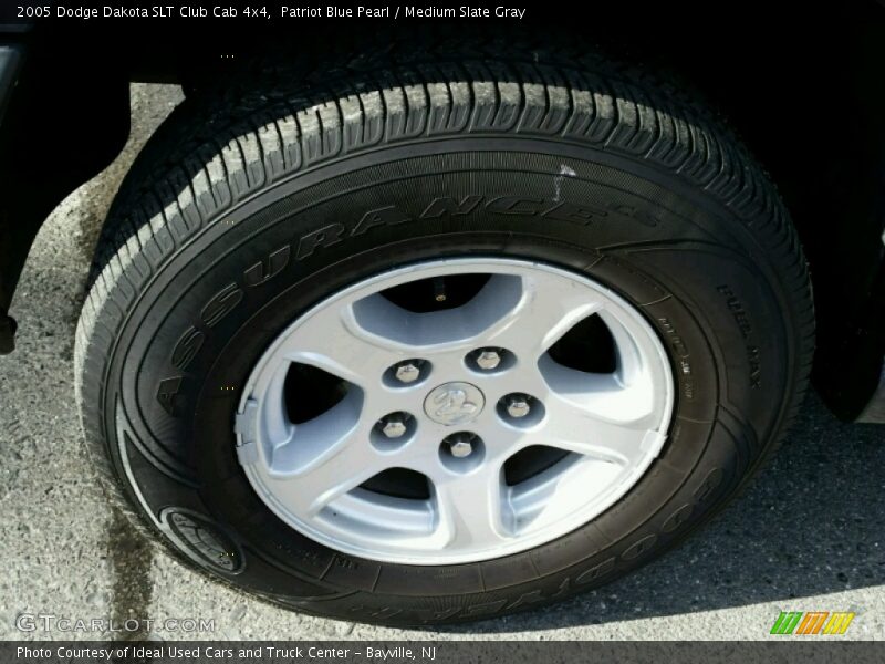 Patriot Blue Pearl / Medium Slate Gray 2005 Dodge Dakota SLT Club Cab 4x4