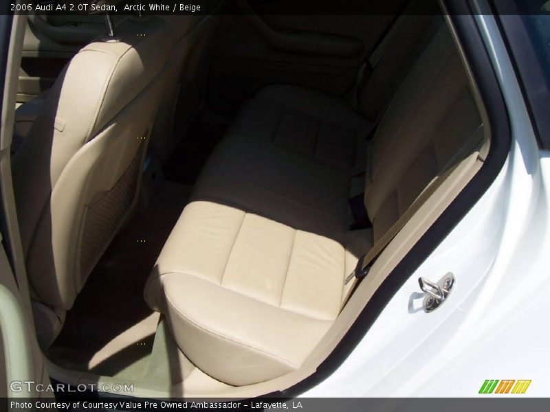 Arctic White / Beige 2006 Audi A4 2.0T Sedan