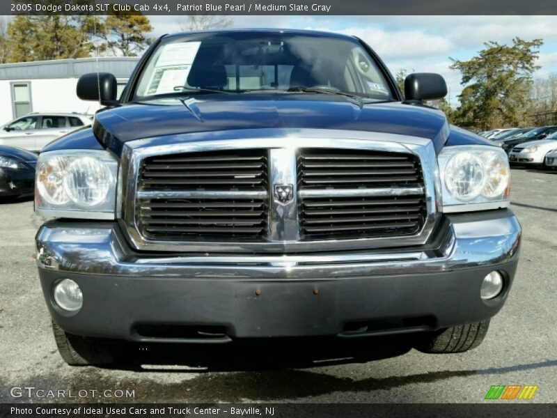 Patriot Blue Pearl / Medium Slate Gray 2005 Dodge Dakota SLT Club Cab 4x4