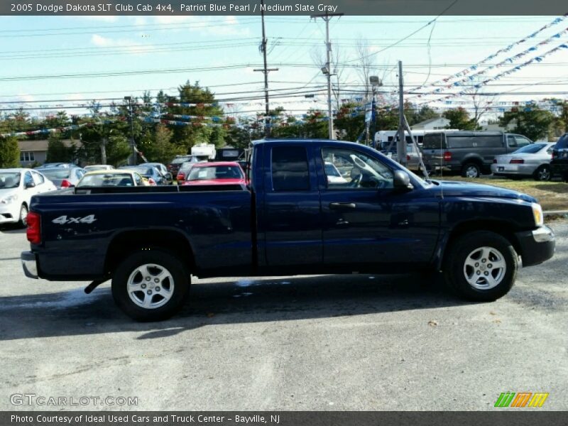 Patriot Blue Pearl / Medium Slate Gray 2005 Dodge Dakota SLT Club Cab 4x4
