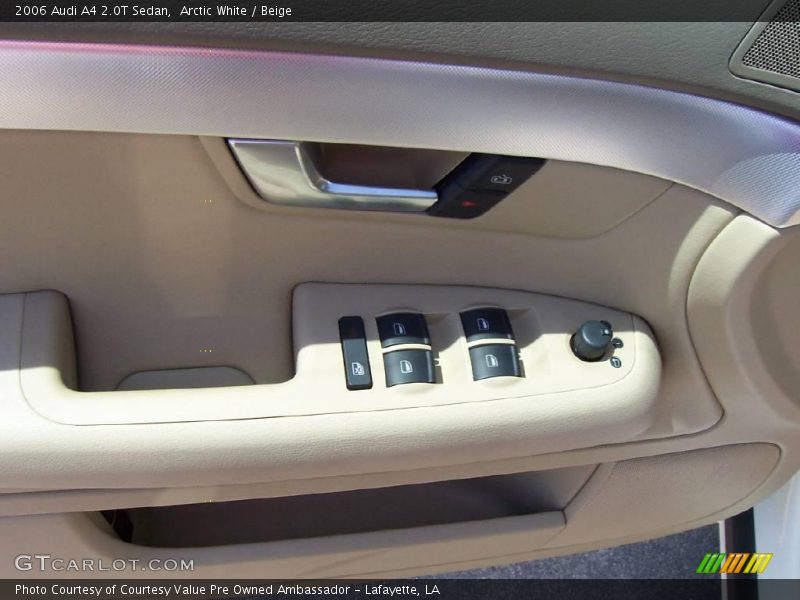 Arctic White / Beige 2006 Audi A4 2.0T Sedan