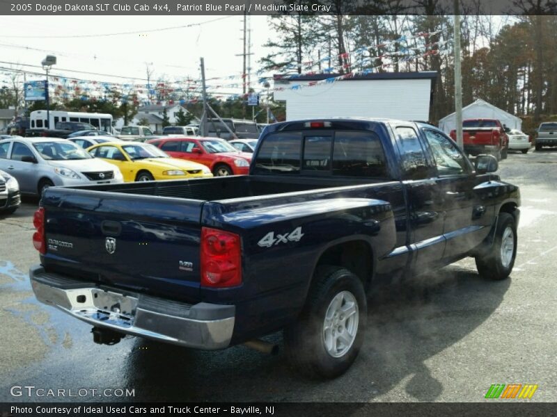 Patriot Blue Pearl / Medium Slate Gray 2005 Dodge Dakota SLT Club Cab 4x4