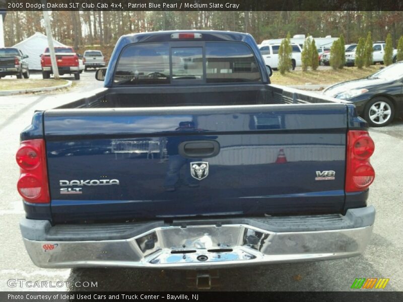 Patriot Blue Pearl / Medium Slate Gray 2005 Dodge Dakota SLT Club Cab 4x4