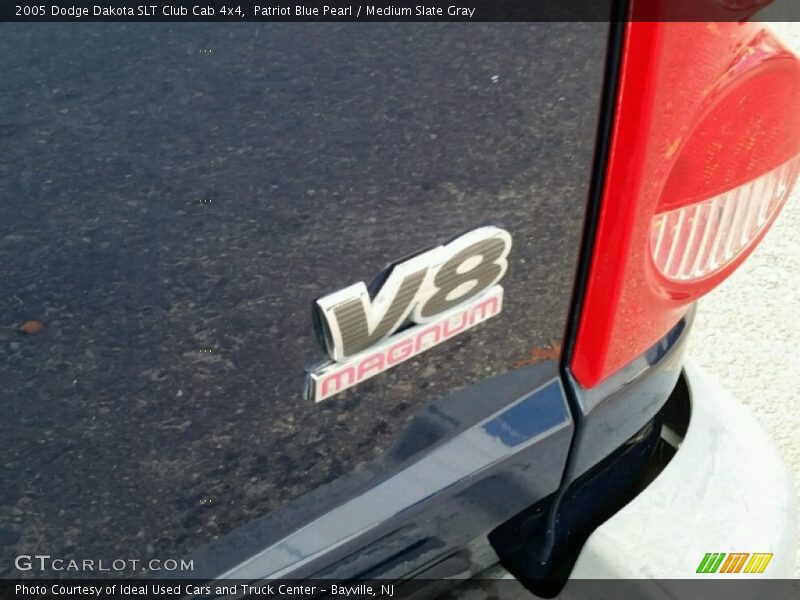 Patriot Blue Pearl / Medium Slate Gray 2005 Dodge Dakota SLT Club Cab 4x4