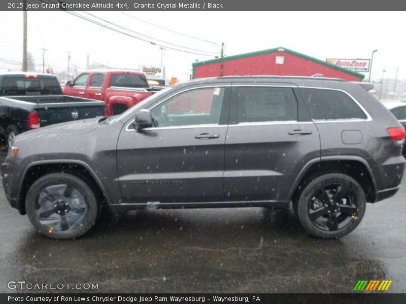 Granite Crystal Metallic / Black 2015 Jeep Grand Cherokee Altitude 4x4