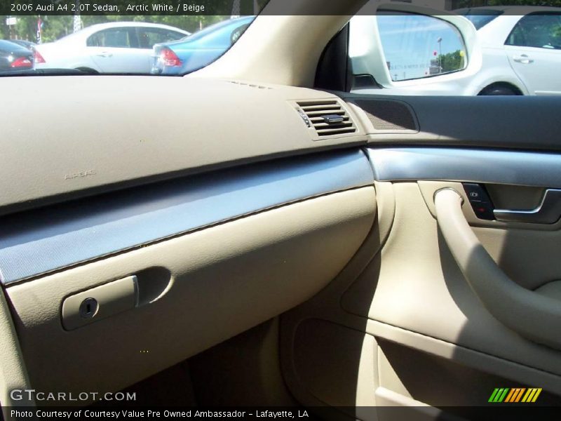 Arctic White / Beige 2006 Audi A4 2.0T Sedan