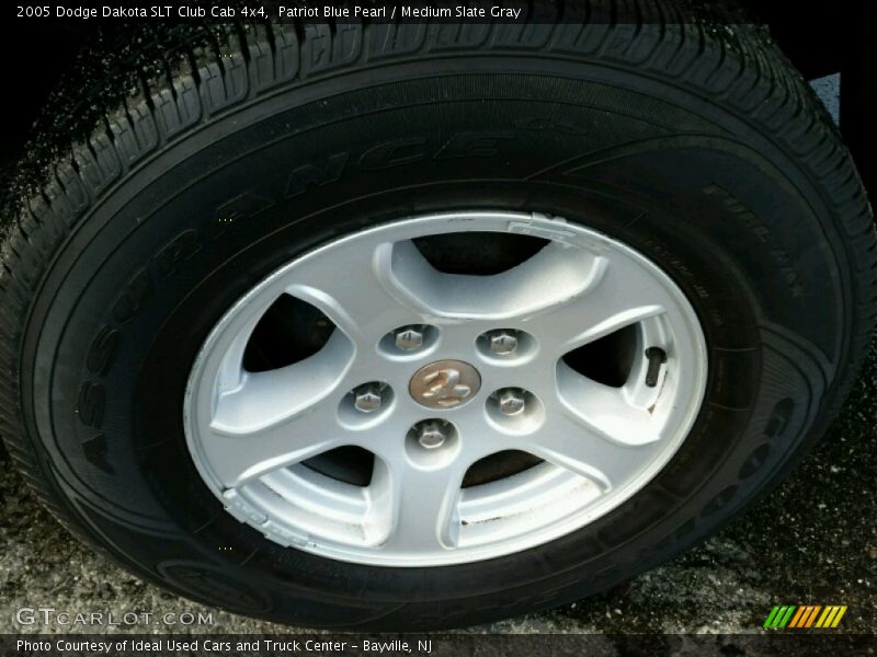 Patriot Blue Pearl / Medium Slate Gray 2005 Dodge Dakota SLT Club Cab 4x4