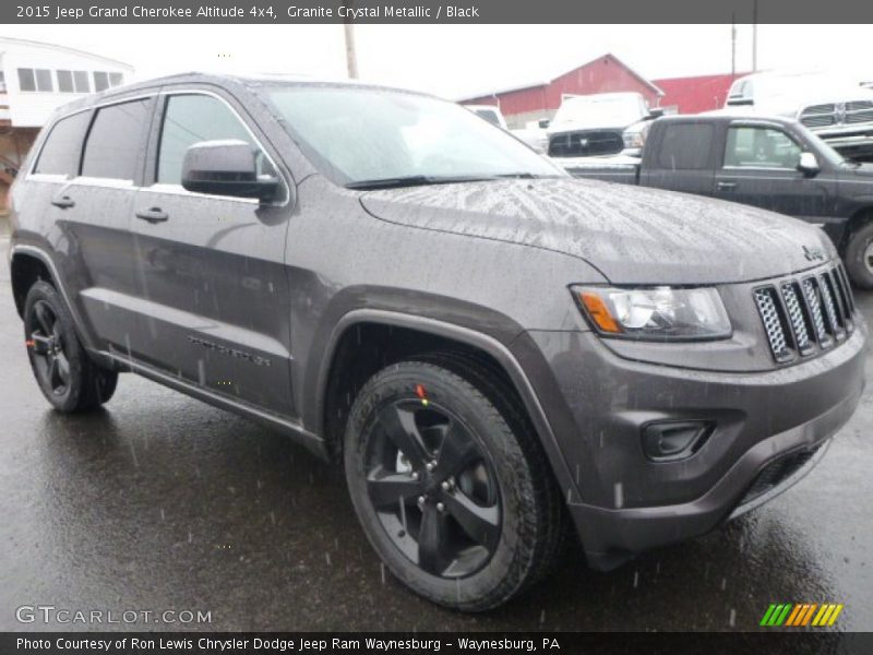 Granite Crystal Metallic / Black 2015 Jeep Grand Cherokee Altitude 4x4