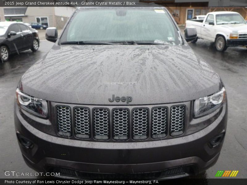 Granite Crystal Metallic / Black 2015 Jeep Grand Cherokee Altitude 4x4