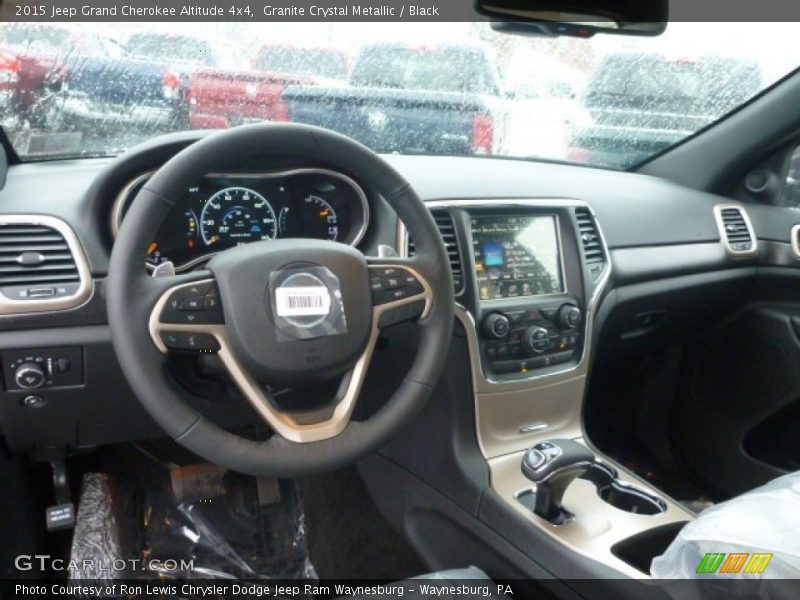 Granite Crystal Metallic / Black 2015 Jeep Grand Cherokee Altitude 4x4