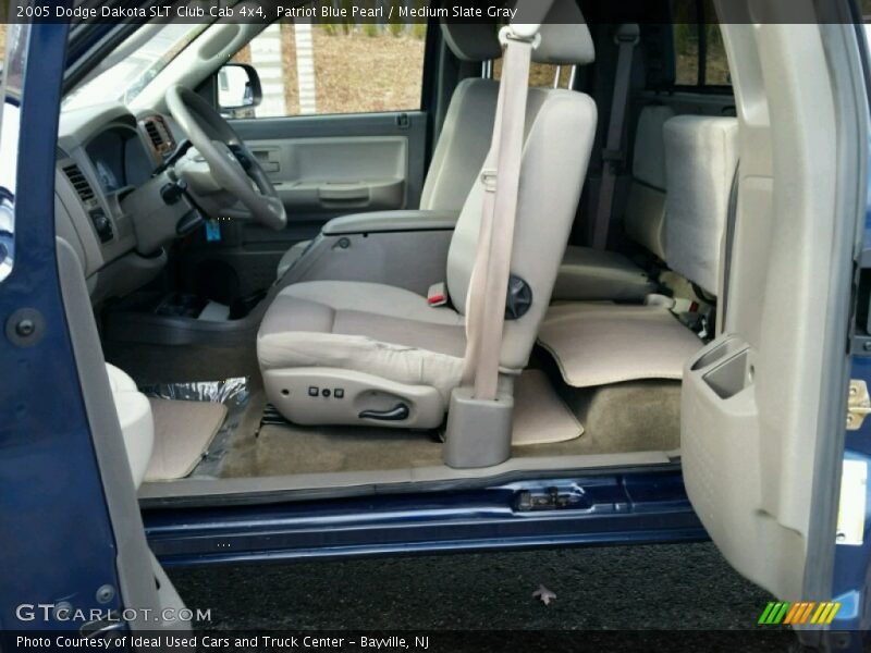 Patriot Blue Pearl / Medium Slate Gray 2005 Dodge Dakota SLT Club Cab 4x4