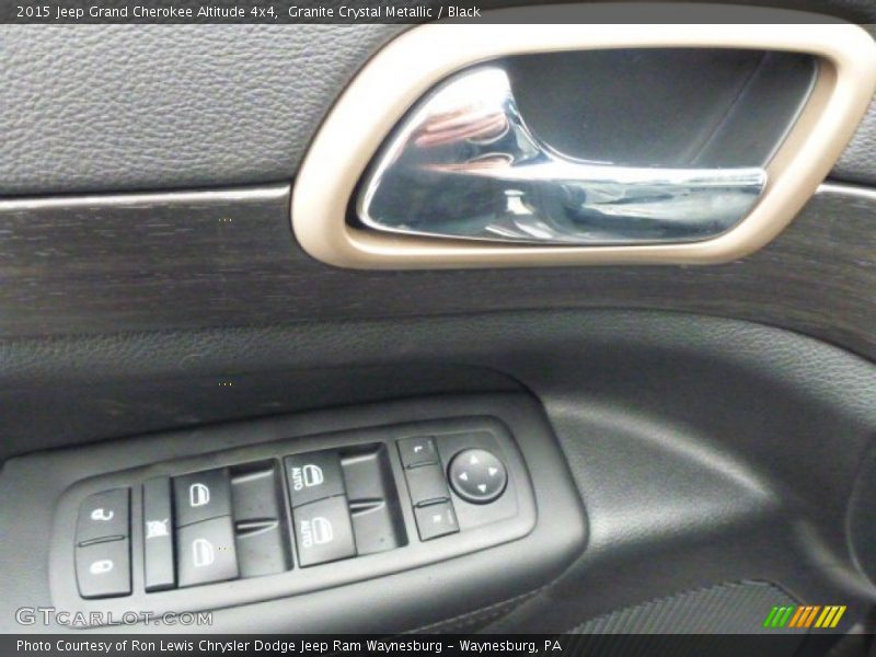 Granite Crystal Metallic / Black 2015 Jeep Grand Cherokee Altitude 4x4
