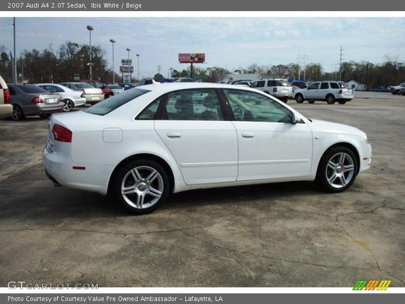 Ibis White / Beige 2007 Audi A4 2.0T Sedan