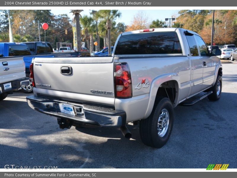 Silver Birch / Medium Gray 2004 Chevrolet Silverado 2500HD LS Extended Cab 4x4