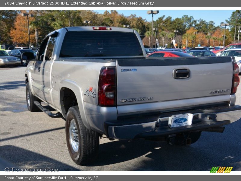 Silver Birch / Medium Gray 2004 Chevrolet Silverado 2500HD LS Extended Cab 4x4