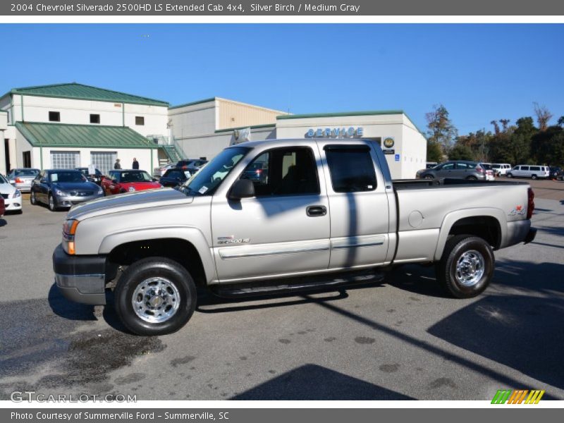 Silver Birch / Medium Gray 2004 Chevrolet Silverado 2500HD LS Extended Cab 4x4