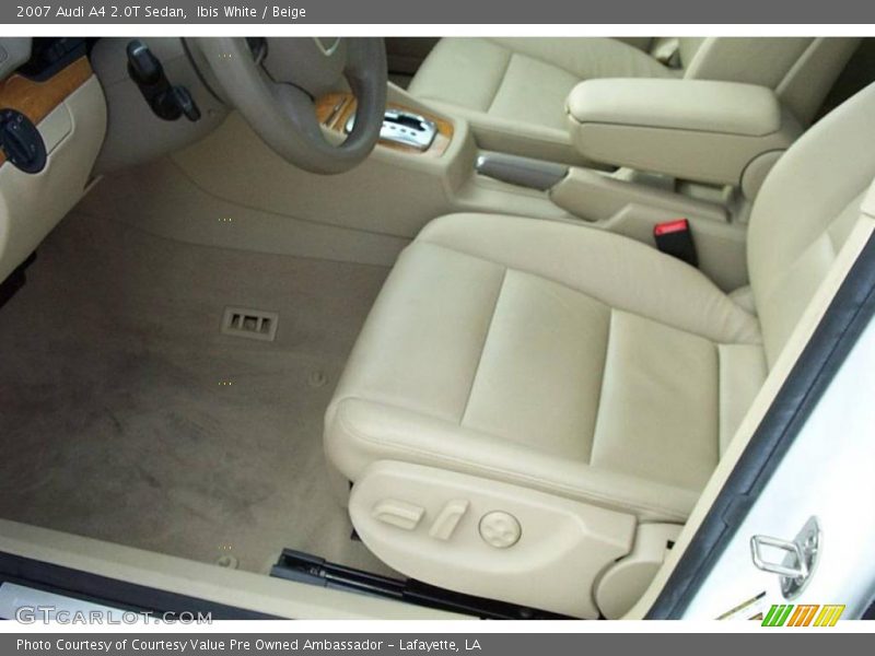 Ibis White / Beige 2007 Audi A4 2.0T Sedan