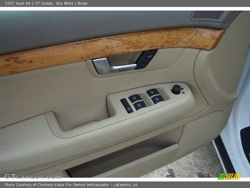 Ibis White / Beige 2007 Audi A4 2.0T Sedan