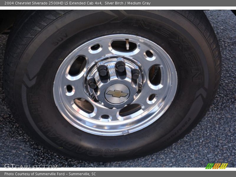 Silver Birch / Medium Gray 2004 Chevrolet Silverado 2500HD LS Extended Cab 4x4