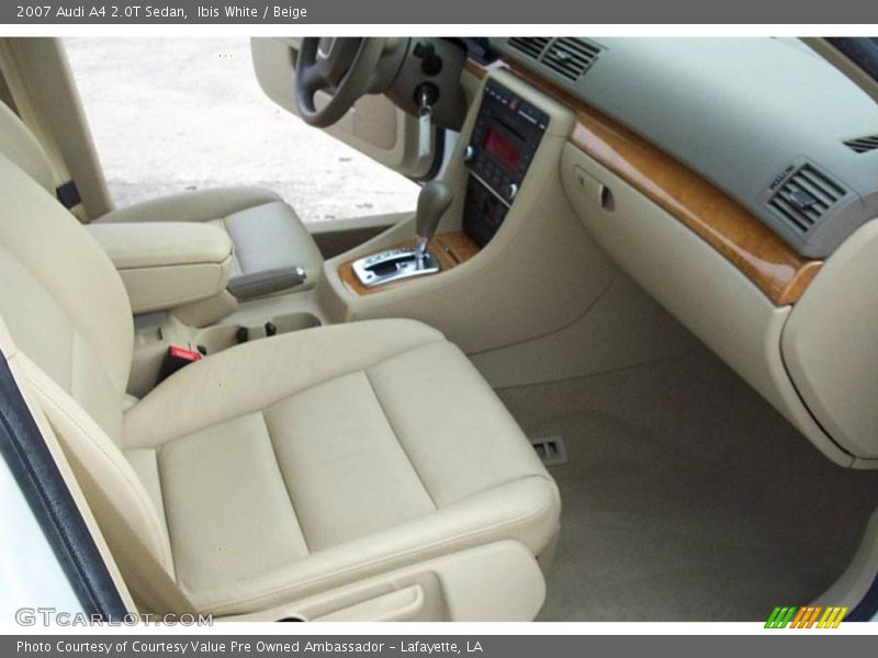Ibis White / Beige 2007 Audi A4 2.0T Sedan