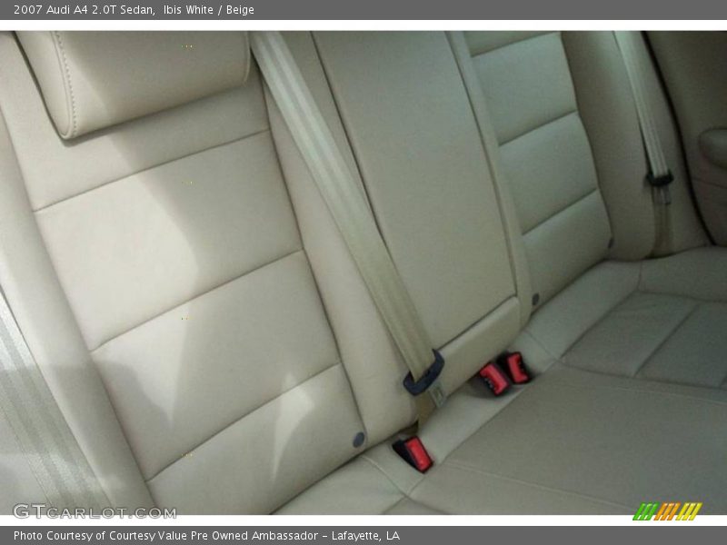 Ibis White / Beige 2007 Audi A4 2.0T Sedan