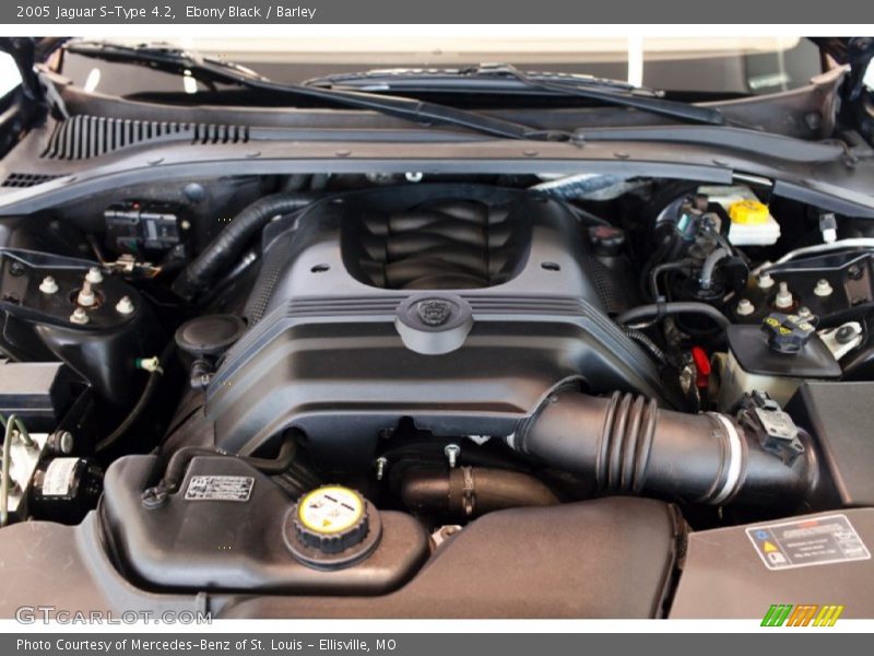 Ebony Black / Barley 2005 Jaguar S-Type 4.2