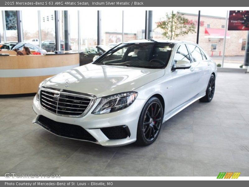 Iridium Silver Metallic / Black 2015 Mercedes-Benz S 63 AMG 4Matic Sedan