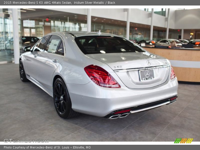 Iridium Silver Metallic / Black 2015 Mercedes-Benz S 63 AMG 4Matic Sedan