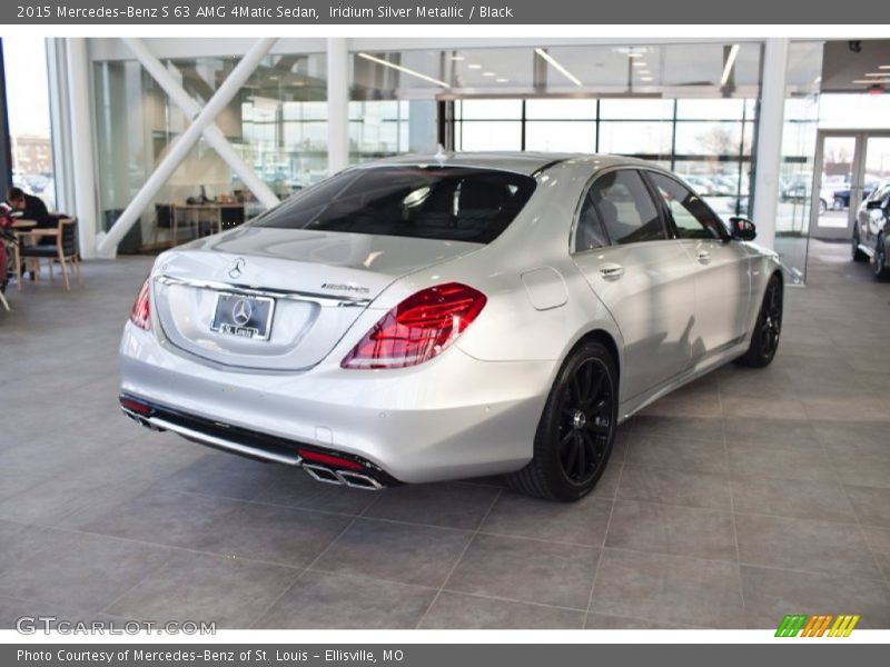 Iridium Silver Metallic / Black 2015 Mercedes-Benz S 63 AMG 4Matic Sedan