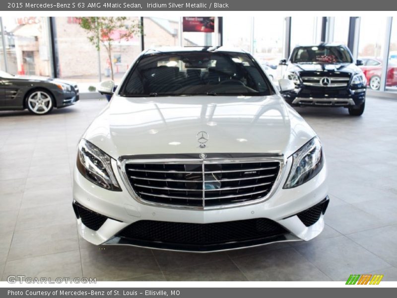 Iridium Silver Metallic / Black 2015 Mercedes-Benz S 63 AMG 4Matic Sedan