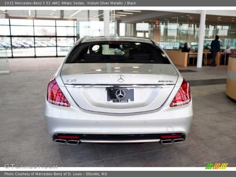 Iridium Silver Metallic / Black 2015 Mercedes-Benz S 63 AMG 4Matic Sedan