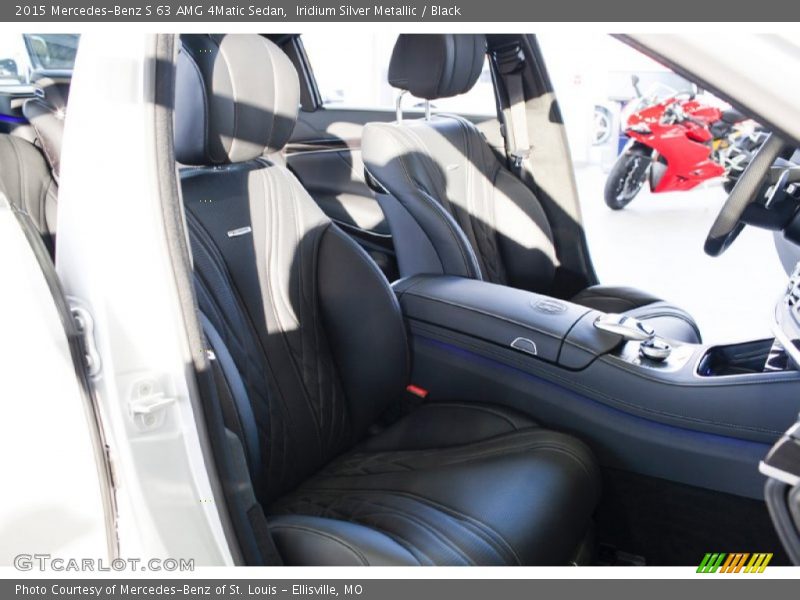 Iridium Silver Metallic / Black 2015 Mercedes-Benz S 63 AMG 4Matic Sedan