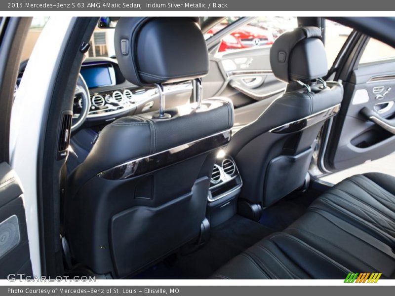 Iridium Silver Metallic / Black 2015 Mercedes-Benz S 63 AMG 4Matic Sedan