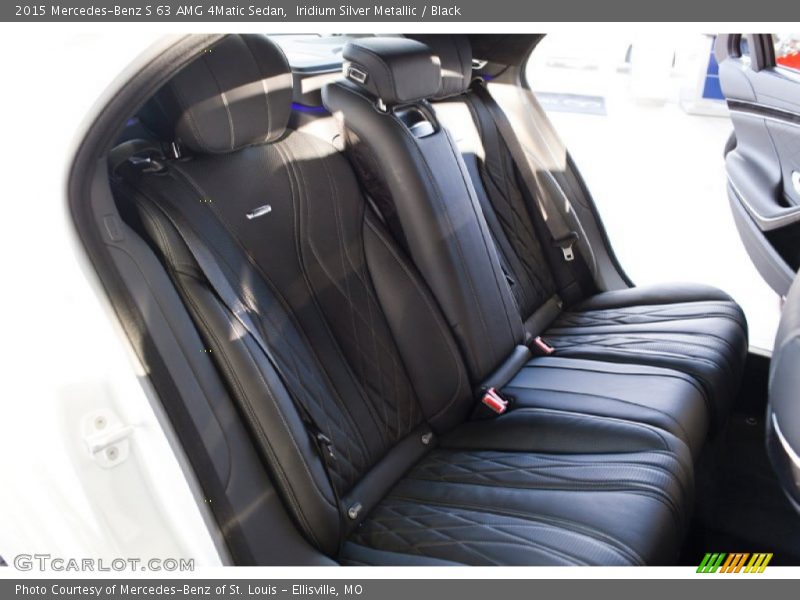 Iridium Silver Metallic / Black 2015 Mercedes-Benz S 63 AMG 4Matic Sedan