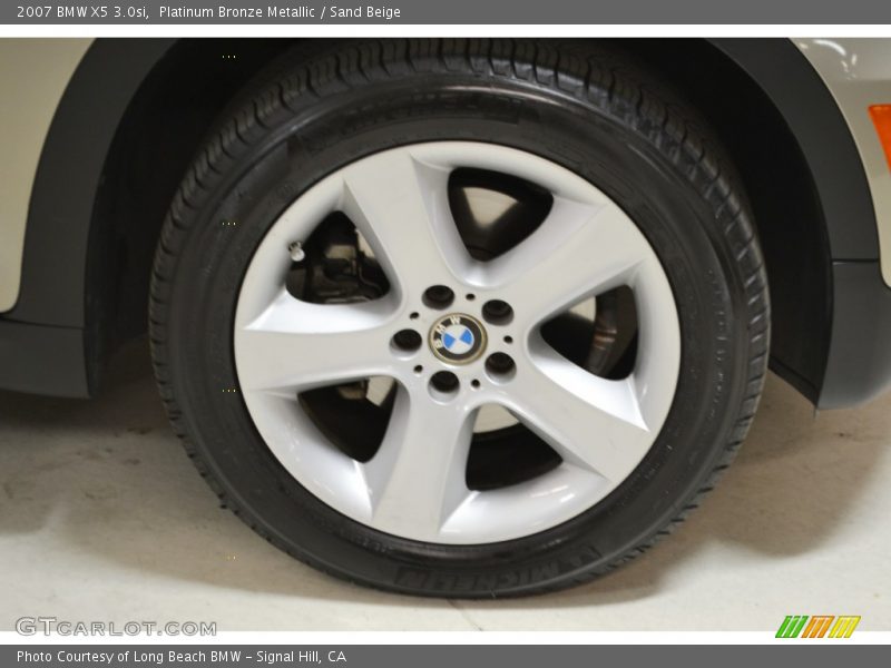 Platinum Bronze Metallic / Sand Beige 2007 BMW X5 3.0si