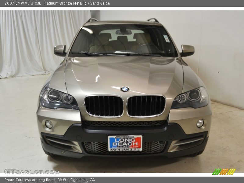 Platinum Bronze Metallic / Sand Beige 2007 BMW X5 3.0si