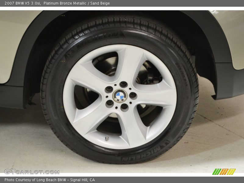 Platinum Bronze Metallic / Sand Beige 2007 BMW X5 3.0si