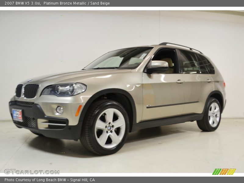 Platinum Bronze Metallic / Sand Beige 2007 BMW X5 3.0si
