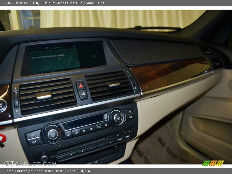 Platinum Bronze Metallic / Sand Beige 2007 BMW X5 3.0si