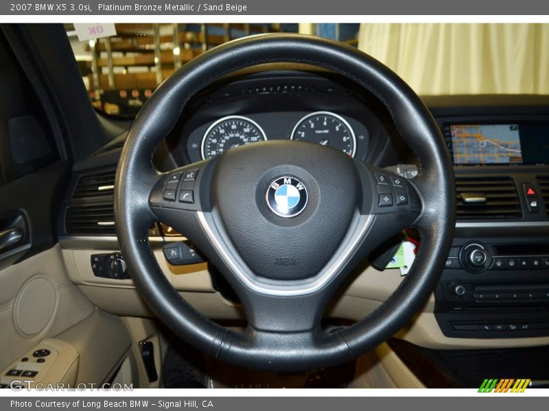 Platinum Bronze Metallic / Sand Beige 2007 BMW X5 3.0si