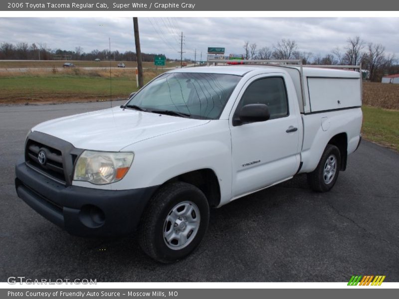 Super White / Graphite Gray 2006 Toyota Tacoma Regular Cab
