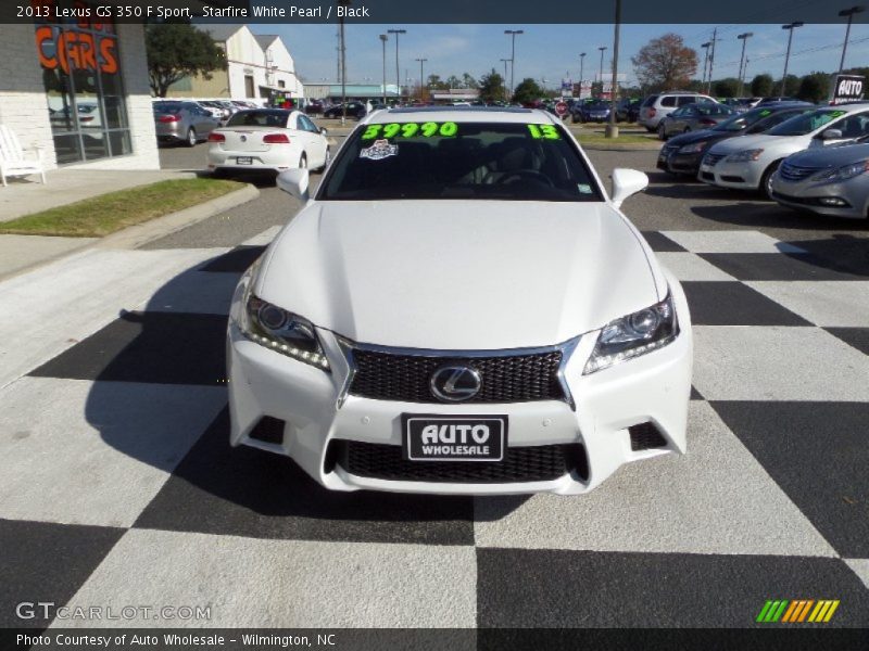 Starfire White Pearl / Black 2013 Lexus GS 350 F Sport