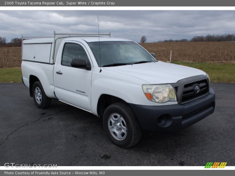 Super White / Graphite Gray 2006 Toyota Tacoma Regular Cab