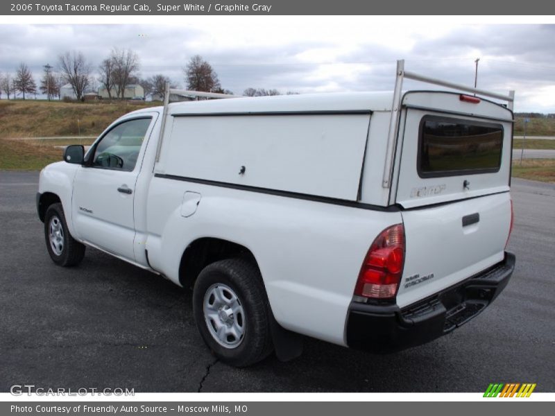 Super White / Graphite Gray 2006 Toyota Tacoma Regular Cab