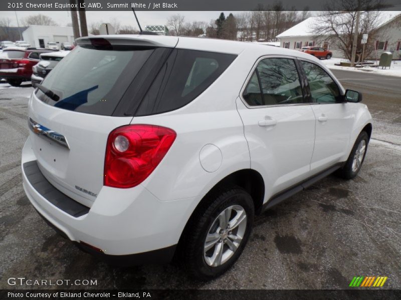 Summit White / Jet Black 2015 Chevrolet Equinox LS AWD