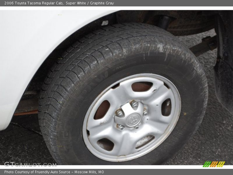 Super White / Graphite Gray 2006 Toyota Tacoma Regular Cab