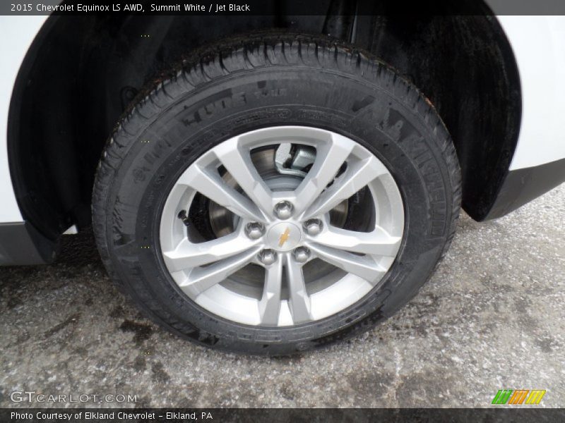 Summit White / Jet Black 2015 Chevrolet Equinox LS AWD